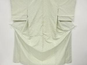 アンティーク　亀甲絣柄織り出し手織り紬着物